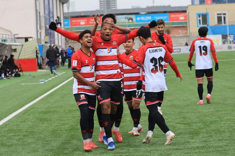 Madura United ke Perempat Final AFC Challenge League Usai Libas Juara Kamboja