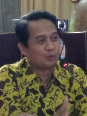 Ketua IDI Daeng M Faqih di acara diskusi Wabah Corona, Apa dan Bagaimana di Kawasan Mampang, Jakarta Selatan, Kamis (20/2/2020)