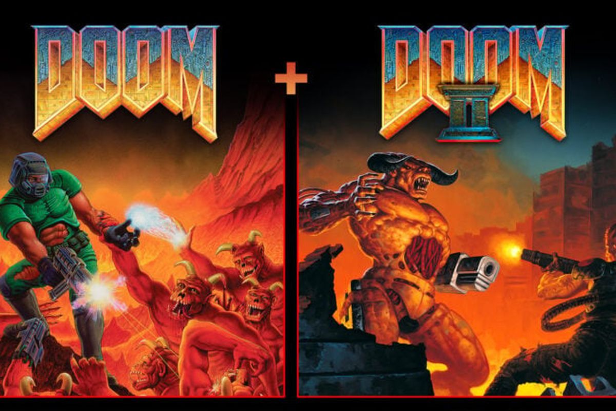 Doom + Doom II meluncur. Paket penjualan game ini tidak hanya menyatukan game Doom dan Doom II, tetapi juga menghadirkan konten baru, peningkatan visual, dan masih banyak lagi.