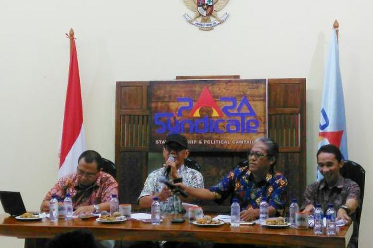 Diskusi PARA Syndicate terkait polemik Freeport Indonesia diskusi di kantor PARA Syndicate, di Jakarta Selatan, Jumat (24/2/2017).