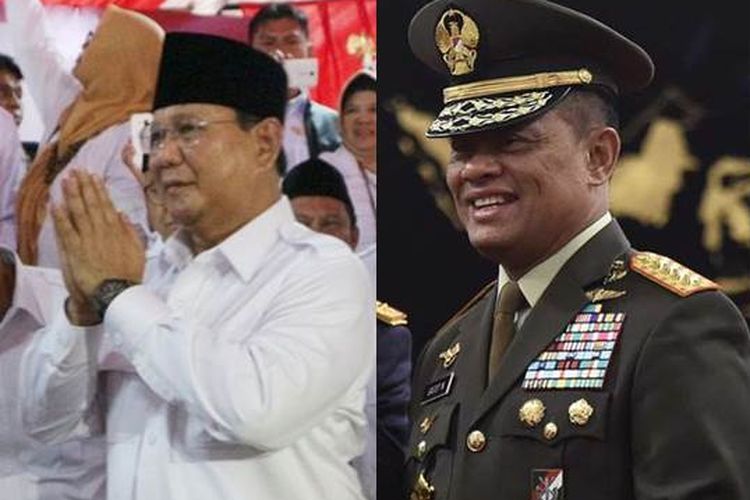 Prabowo Subianto dan Gatot Nurmantyo