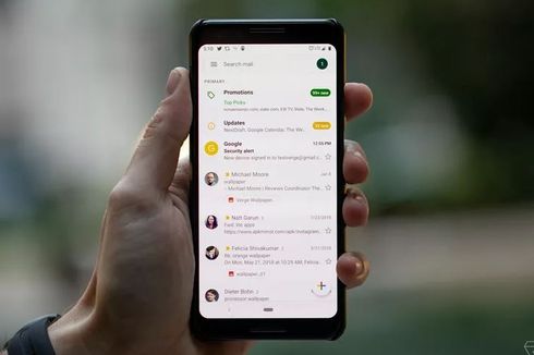 Resmi Dirombak, Gmail di Android Jadi Serba Putih