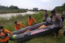 Terpeleset, Dua Bocah Kakak Beradik Hanyut Terseret Sungai Tuntang Grobogan