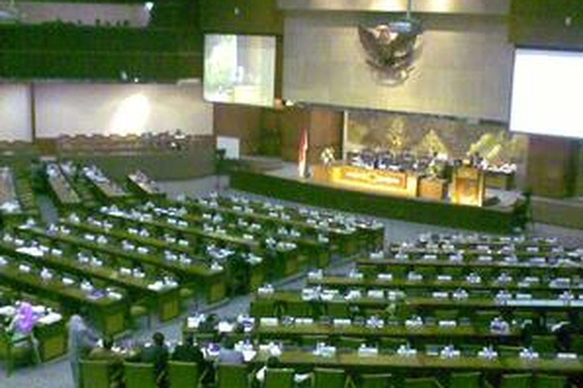 Situasi Paripurna DPR RI ke-XI, Selasa (29/9).