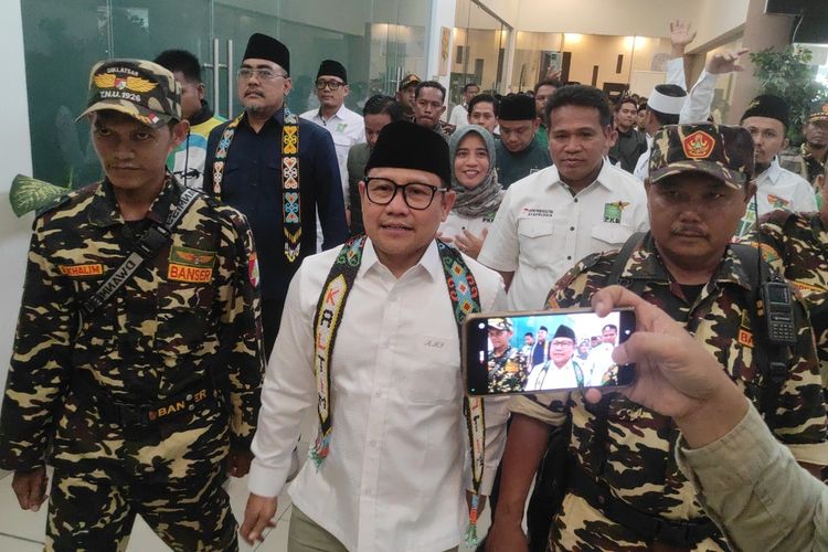 Cak Imin saat menghadiri Rakorwil Pemenangan Pilpres dan Pileg DPW PKB Kalimantan Timur di Royal Suite Hotel Balikpapan (30/9/2023)