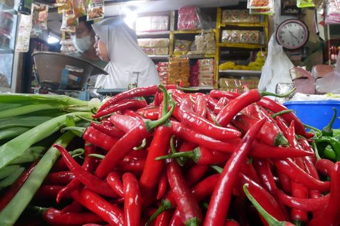 Melonjak, Harga Cabai Rawit Merah Tembus Rp 95.468 Per Kilogram