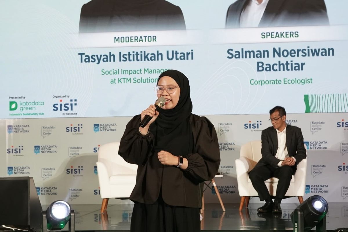 KTM Solution menghadirkan lokakarya dalam kegiatan Sustainability Action for the Future Economy (SAFE) Forum 2025 di Jakarta (10/9/2025).