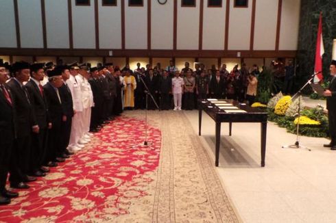 Ahok Resmi Lantik Kepala Kanreg V BKN Jakarta dan Ratusan Pejabat Eselon
