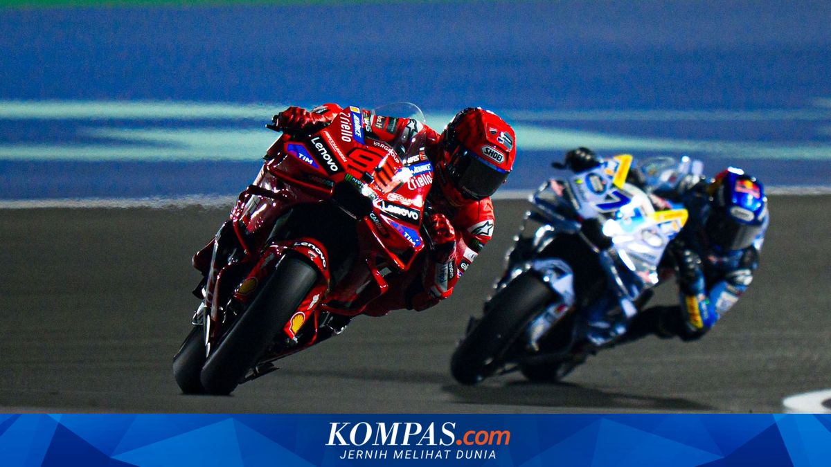 Hasil Balap MotoGP Qatar 2025; Marc Marquez Juara, Vinales Kedua