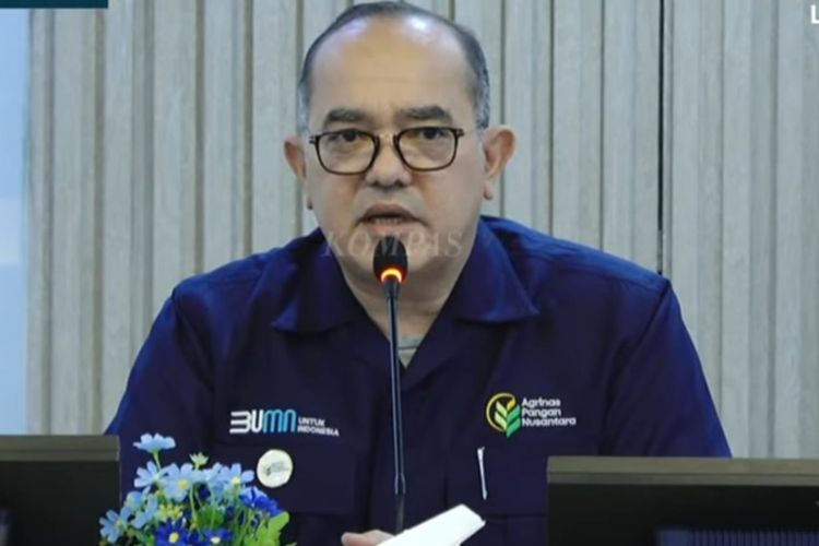 Dirut Agrinas Pangan Nusantara Joao Angelo De Sousa Mota mundur.