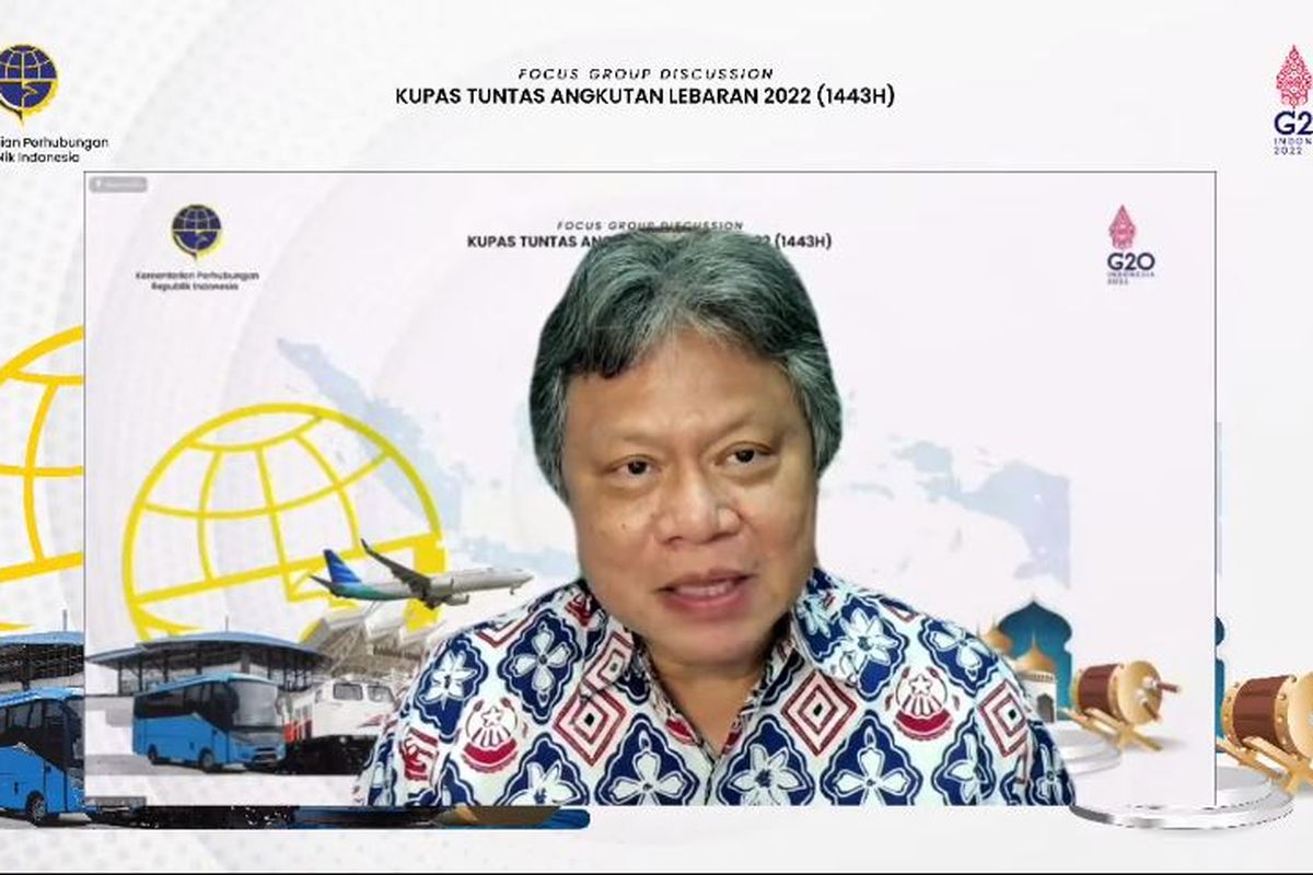 Pengamat Penerbangan Alvin Lie saat Focus Group Discussion: Kupas Tuntas Angkutan Lebaran Tahun 2022, Kamis (31/3/2022).