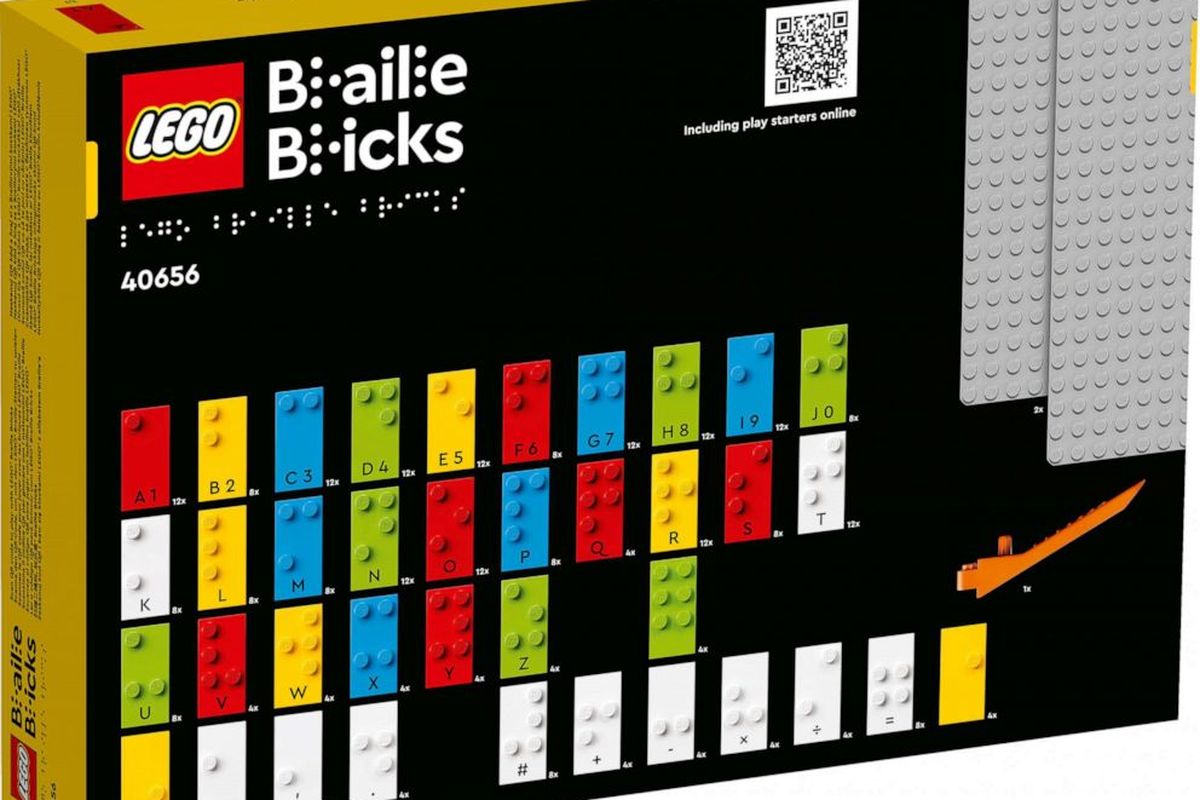 Mainan Lego Braille.