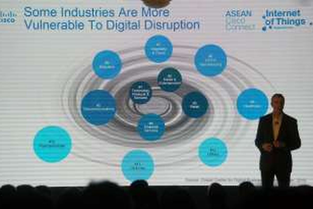 Acara ASEAN Cisco Connect & IoT Forum di Four Season Singapura, 27 Mei 2016. 