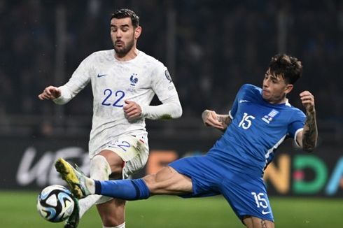 Hasil Kualifikasi Euro 2024 Yunani vs Perancis: 2-2,  Fofana Selamatkan Les Bleus dari Kekalahan