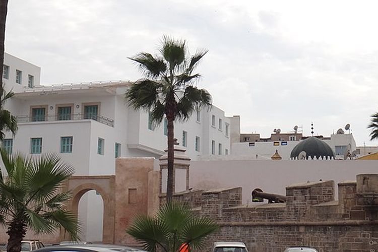 Salah satu sudut di Kota Casablanca, Maroko
