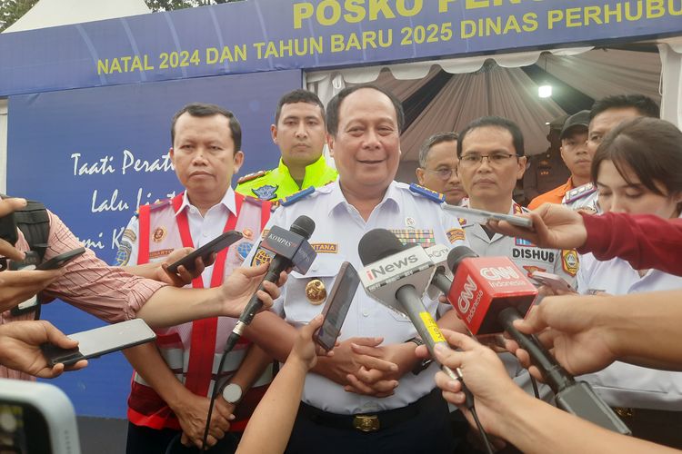 Wakil Menteri Perhubungan (Wamenhub), Suntana saat mengecek kesiapan libur Natal dan Tahun Baru (Nataru) 2024/2025 di Puncak Bogor, Rabu (25/12/2024)