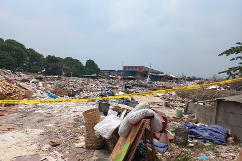 Pemilik Lahan Pasang Tembok Beton di TPA Ilegal Pondok Ranji
