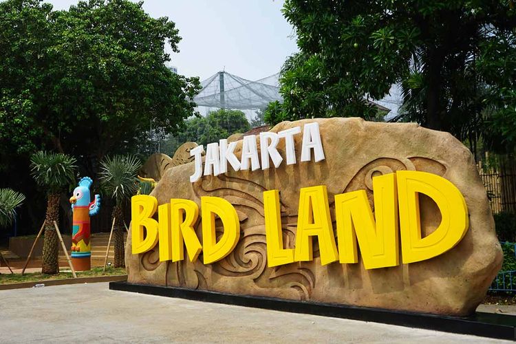 Jakarta Bird Land di kawasan Ancol, Jakarta Utara.