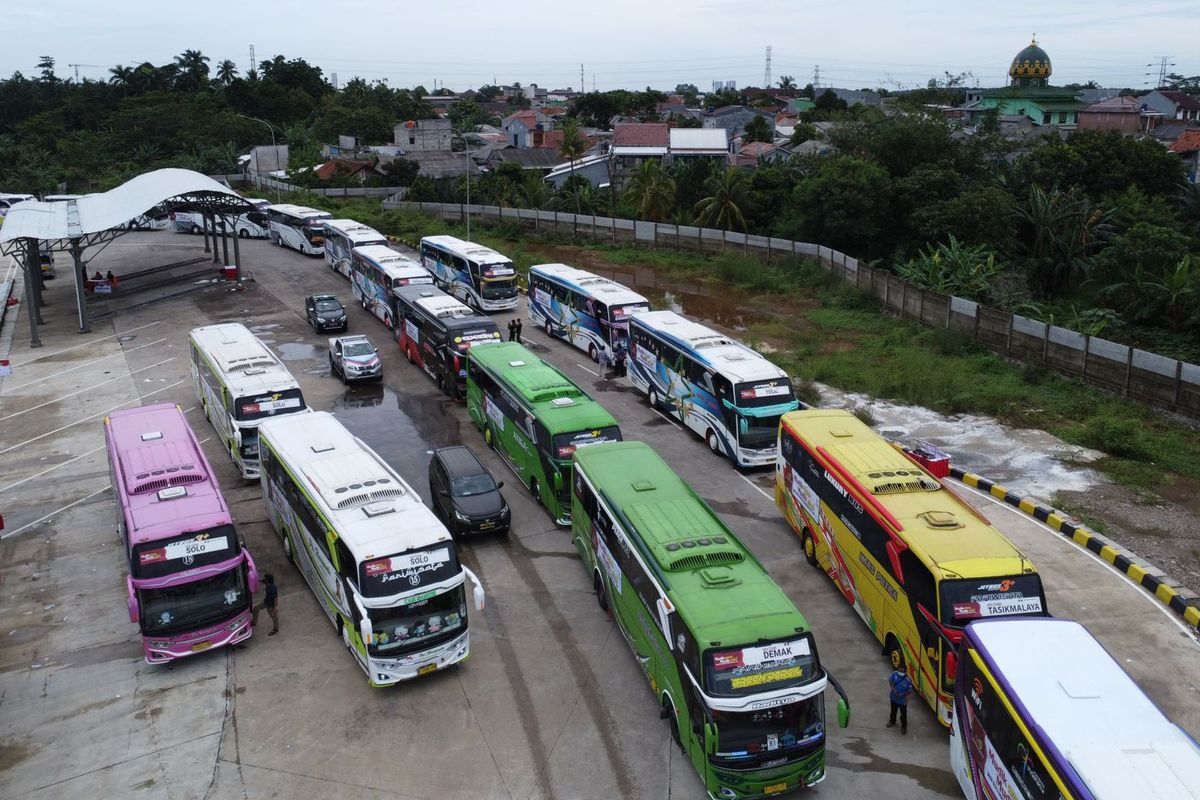 Ilustrasi mudik.