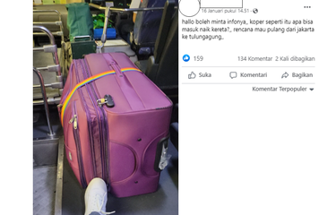 Ramai soal Koper Besar Apakah Bisa Masuk Kereta, Begini Aturannya ...