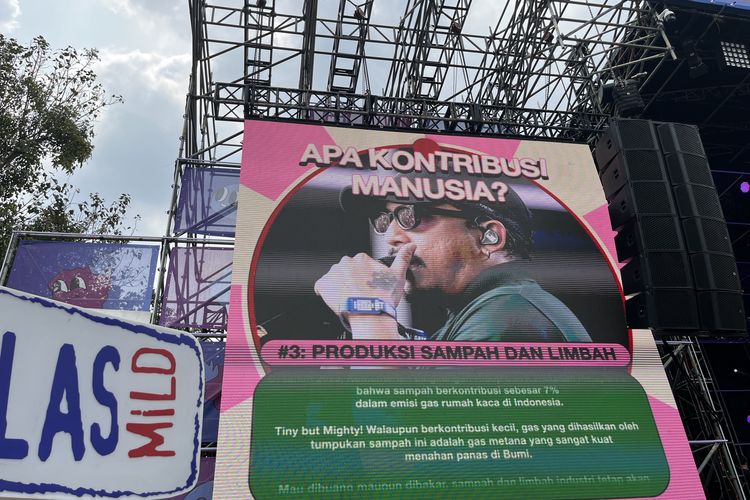 Sal Priadi Suarakan Isu Perubahan Iklim di Panggung Pestapora 2025