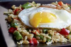 Resep Nasi Goreng Sayuran dengan Telur yang Sehat