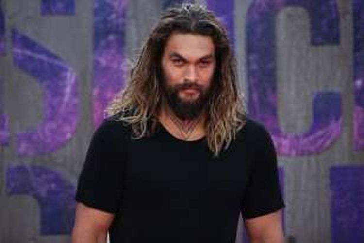 Aktor Jason Momoa menghadiri pemutaran perdana Suicide Squad di London, Inggris, pada 3 Agustus 2016.