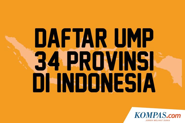 Daftar UMP 34 Provinisi di Indonesia