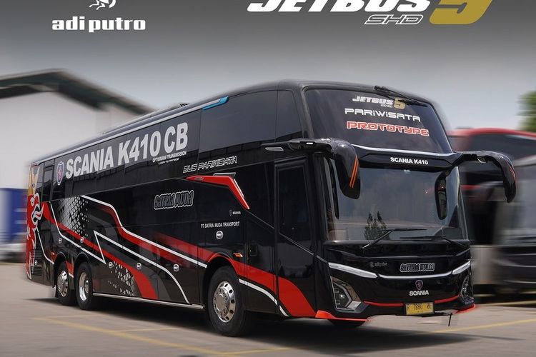 Bus baru PO Satria Muda