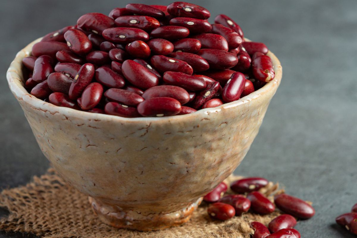 Ilustrasi kacang merah