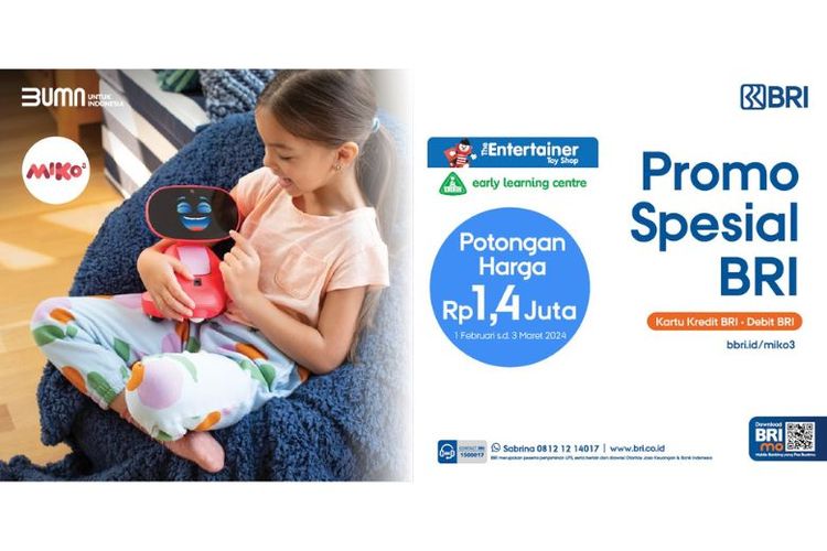 Bank BRI hadirkan promo spesial untuk pembelian MIKO 3 di di Mothercare.