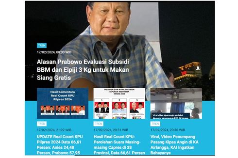 [POPULER TREN] Alasan Prabowo Akan Evaluasi Subsidi BBM dan Elpiji 3 Kg | Real Count KPU Pileg DPR RI