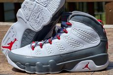 Tampilan Air Jordan 9 'Fire Red' Bocor di Medsos