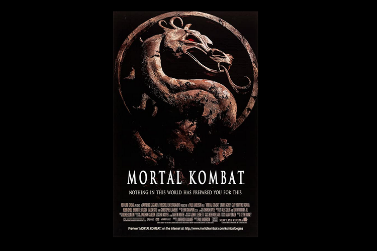 Poster film Mortal Kombat (1995) yang akan tayang di Netflix 1 Oktober 2020.