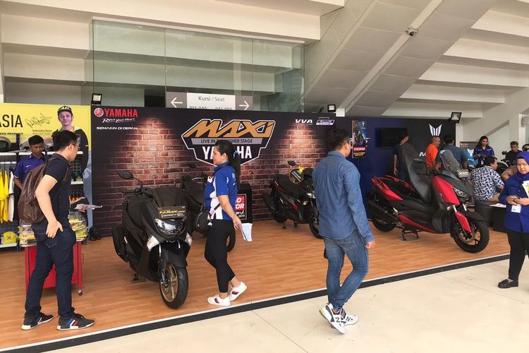 Booth Yamaha di ajang IIMS Moto Bike Expo 2019