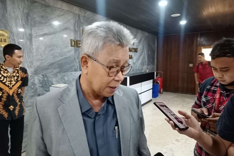 Wakil Ketua Komisi II DPR RI Syamsurizal saat ditemui di Komplek Parlemen Senayan, Jakarta, Senin (28/8/2023).