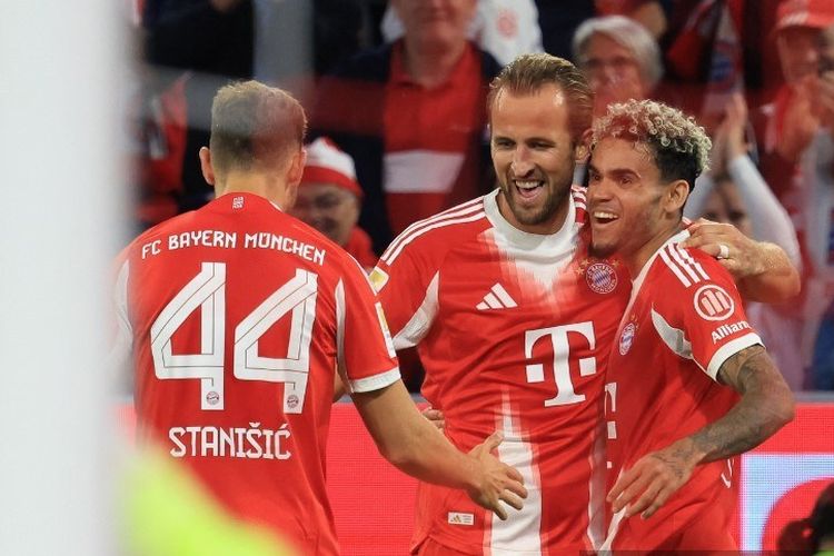 Bayern Vs Leipzig 6-0, Harry Kane Hat-trick dalam 14 Menit