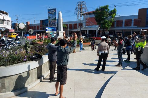 Terjaring Razia Tak Pakai Masker, Ratusan Warga Dihukum Senam dan Berdoa