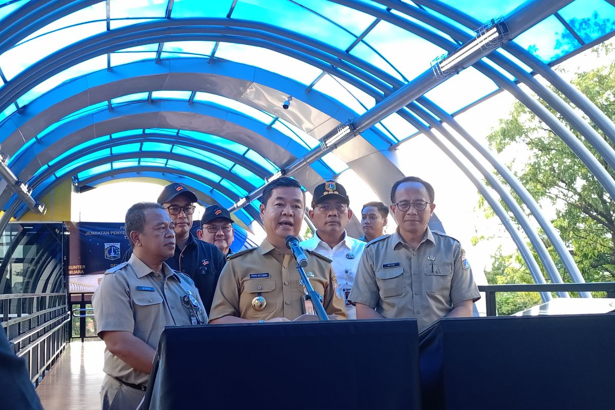 4 Jembatan Penyeberangan Orang di Jakarta Diresmikan, Telan APBD Rp 70 Miliar