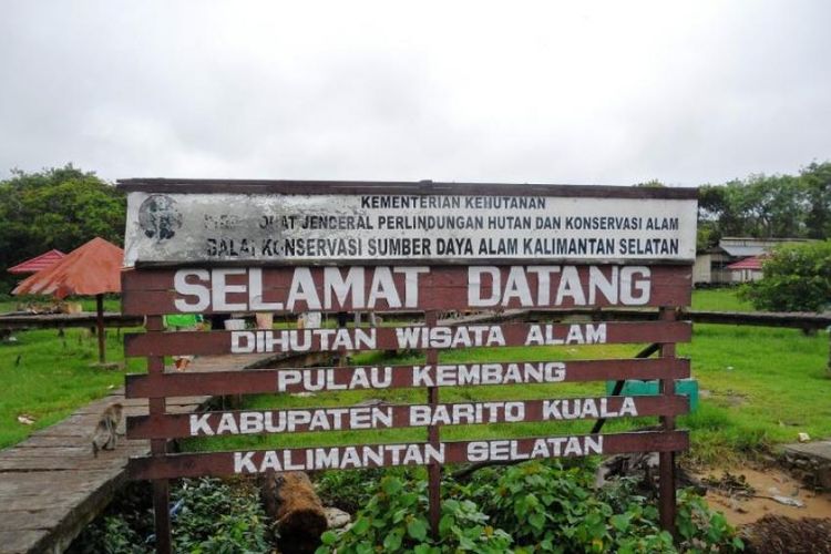 Pulau Kembang di Kalimantan Selatan 