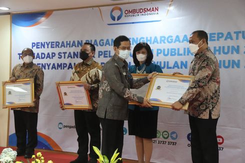 Kemensos Raih Penghargaan Pelayanan Publik Predikat Kepatuhan Tinggi dari Ombudsman RI