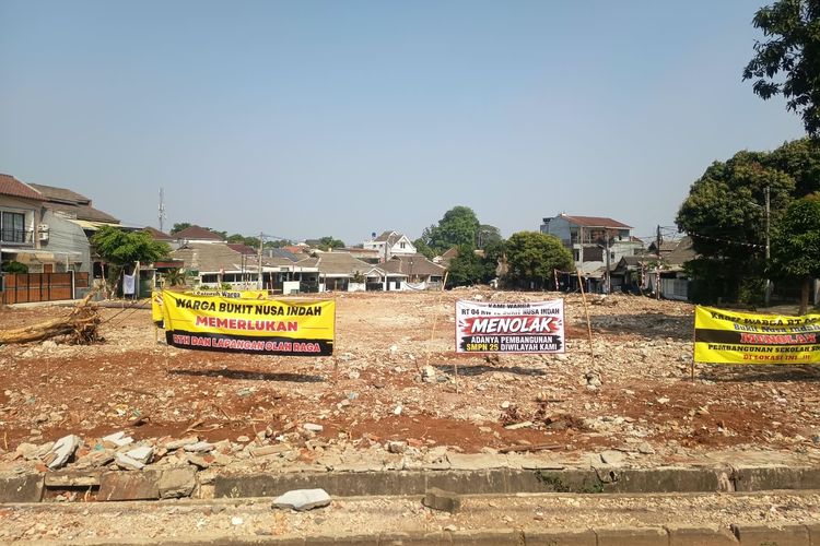 Tolak Pembangunan SMPN 25, Warga Bukit Nusa Indah Tangsel Layangkan Tuntutan ke Pemkot Tangsel