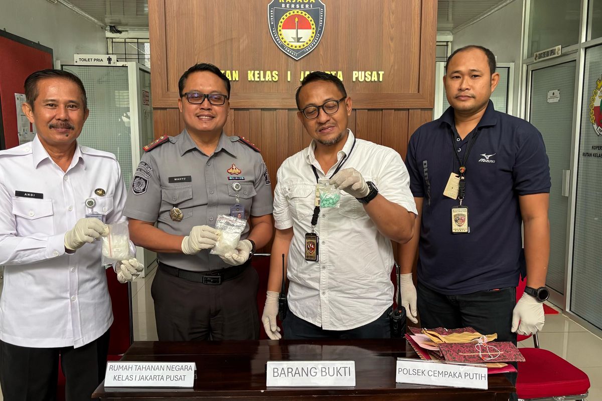 Pengunjung Mencurigakan Hendak Selundupkan Paket Sabu dan Ekstasi ke Rutan Salemba