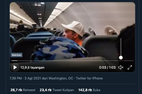 Video Viral Penumpang Minta Tolong Saat Dilakban di Kursi Pesawat, Ini Kronologinya
