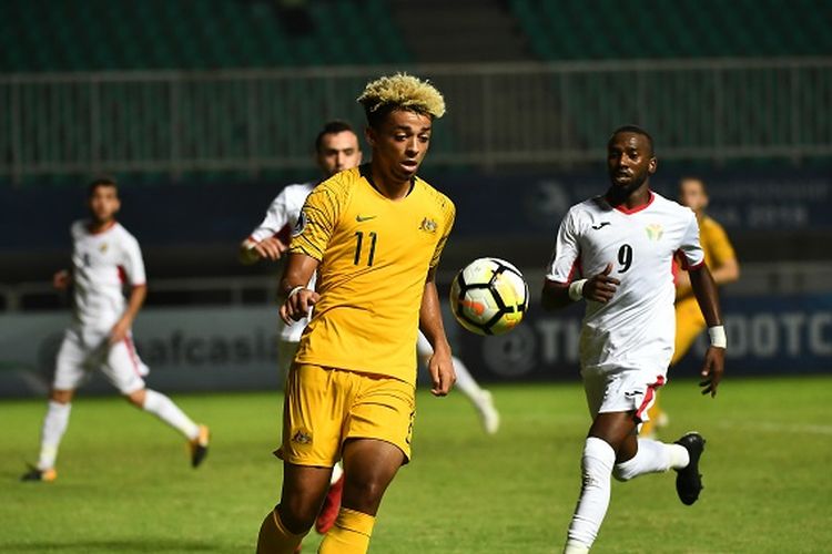 Pemain timnas U-19 Australia, Ben Folami.