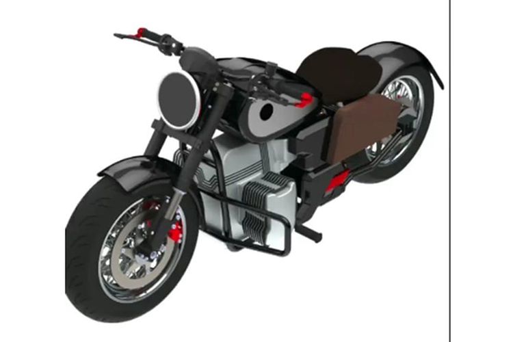 Motor listrik konsep Gesits RKG-72 yang didesain oleh Ridwan Kamil
