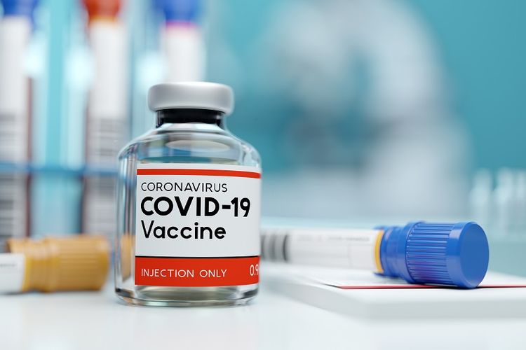 An image of Covid-19 vaccine. 
