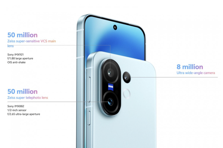 Ilustrasi ponsel Vivo X200 FE.