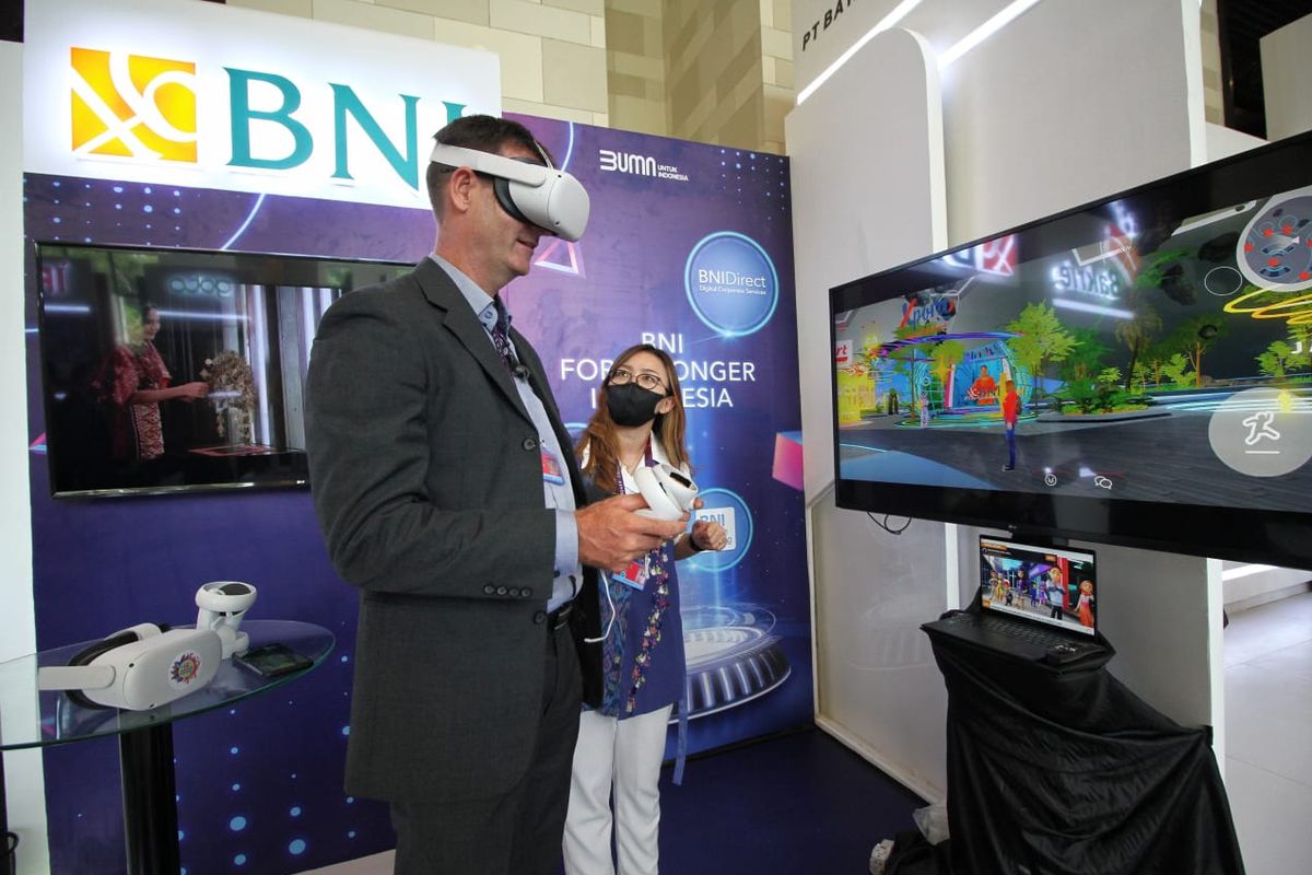 Di ajang KTT G20 Bali, BNI tidak hanya hadir sebagai bank internasional, tetapi juga bank yang memperkenalkan produk-produk digitalnya melalui showcase Metaverse.