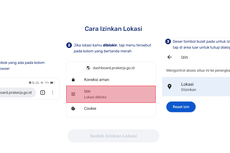 Cara Izin Lokasi Prakerja di dashboard.prakerja.go.id untuk Daftar Gelombang 23